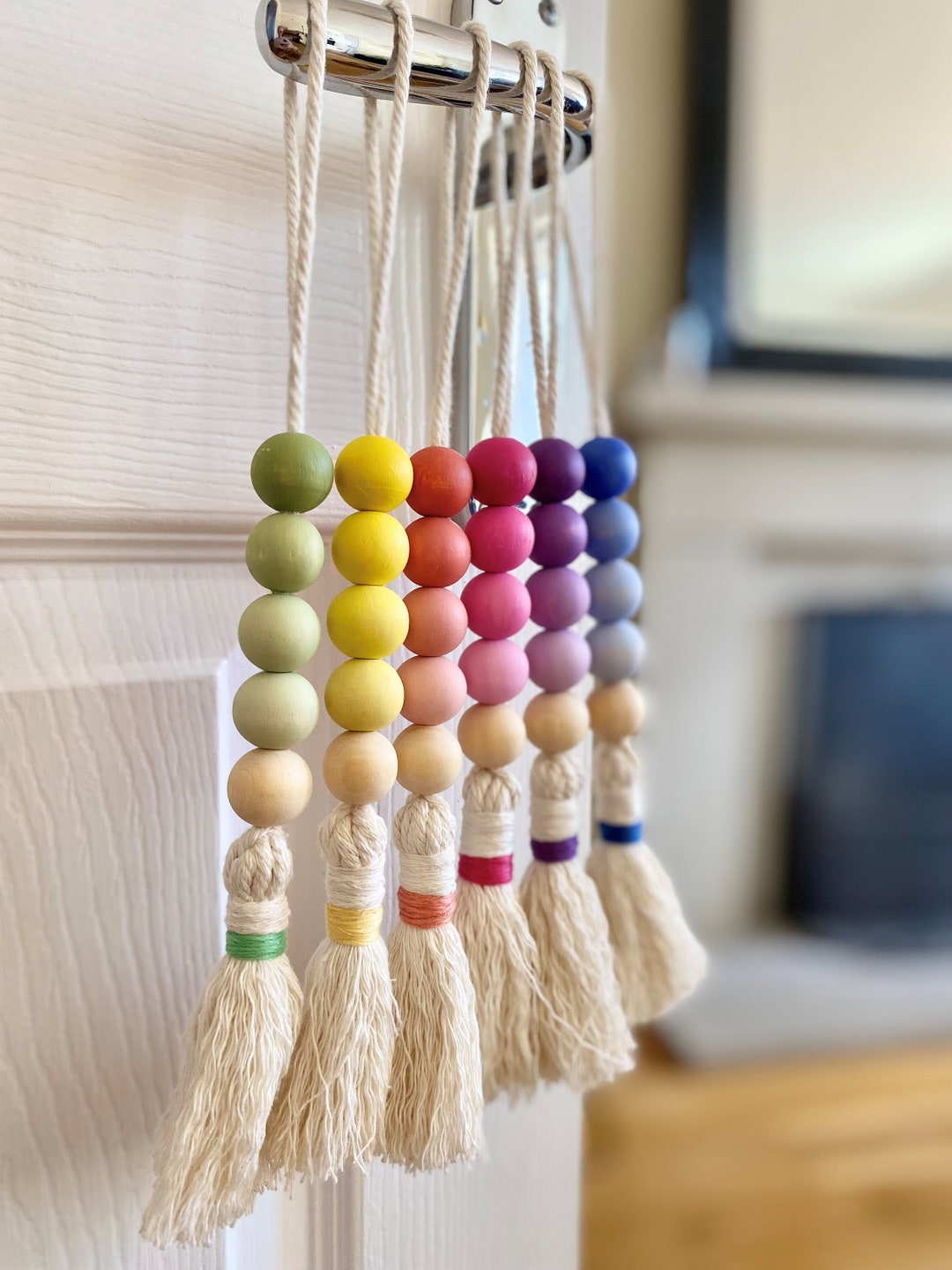 Bead & Tassel Drawer Pulls and Door Tassels Etsy