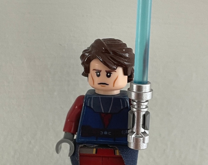Lego Custom Star Wars General Anakin Skywalker Clone Wars Minifigure - Etsy