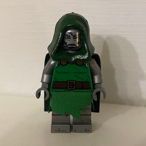 Lego Custom Marvel Comics Dr Doctor Doom Silver Minifigure | Etsy
