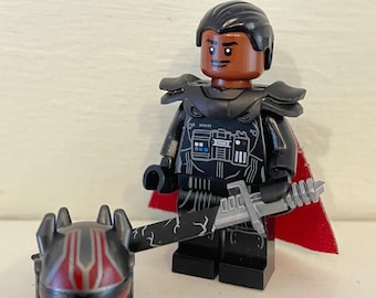 Lego Custom Star Wars Moff Gideon Grogu Rescue Mandalorian Armor Minifigure with Darksaber