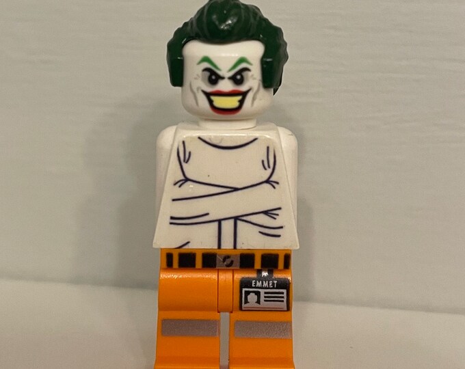 Lego Custom DC Comics Arkham Straight Jacket Joker Minifigure - Etsy
