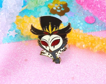 Stolas Hard Enamel Pin | Hellverse Gold Metal Pin