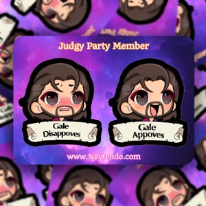 Baldur&#39;s Gate 3 Gale 4&quot; Vinyl Sticker Sheet // Waterproof Laptop Decal // Water Bottle Sticker