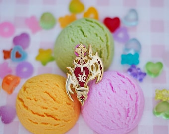 FFXIV Red Mage Job/Class Enamel Pin