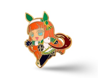 Silent Suzuka | Uma Musume Enamel Pin