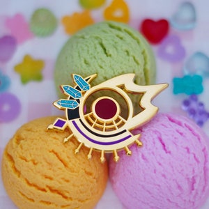 FFXIV Black Mage Job/Class Enamel Pin