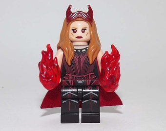 █ Buy 2 Get 1 Free █ Scarlet Witch Custom MiniFigure Blocks Gift Toys X0244 1154 █ Buy 2 Get 1 Free █ Scarlet Witch Custom MiniFigure Blocks Gift Toys X0244 1154