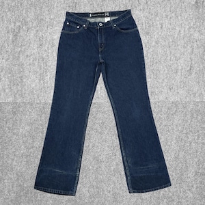 Vintage Levis SilverTab Jeans Womens 33.5x31.25 Hipster Bootcut Faded 1990s Made In USA Denim