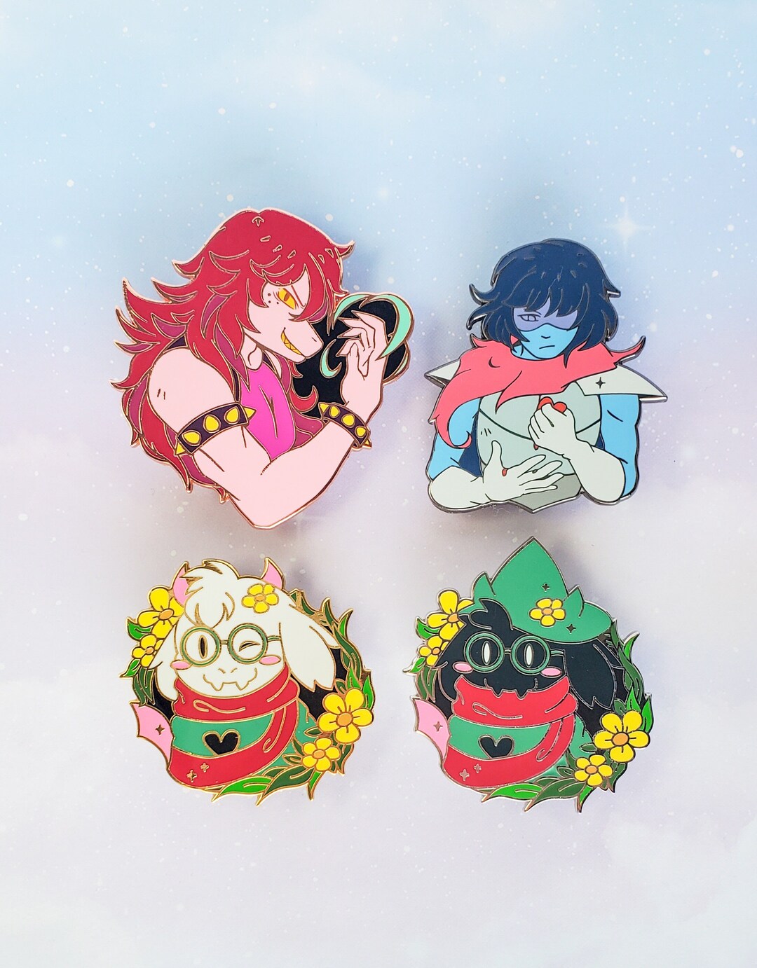 Deltarune Enamel Pins Kris Enamel Pin Susie Enamel Pin Ralsei Enamel ...