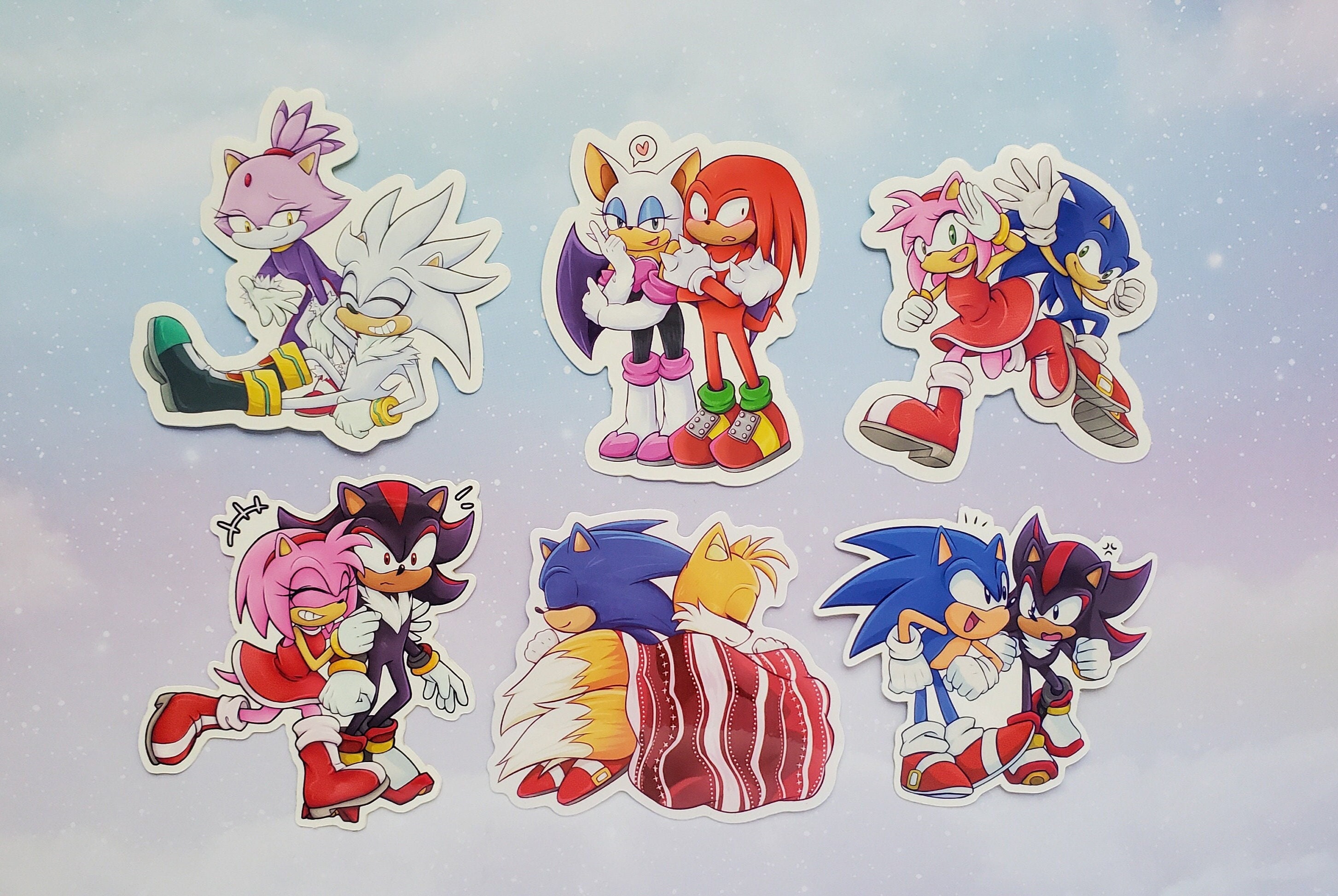 Sonic X Amy, Silver X Blaze and Shadow X Maria