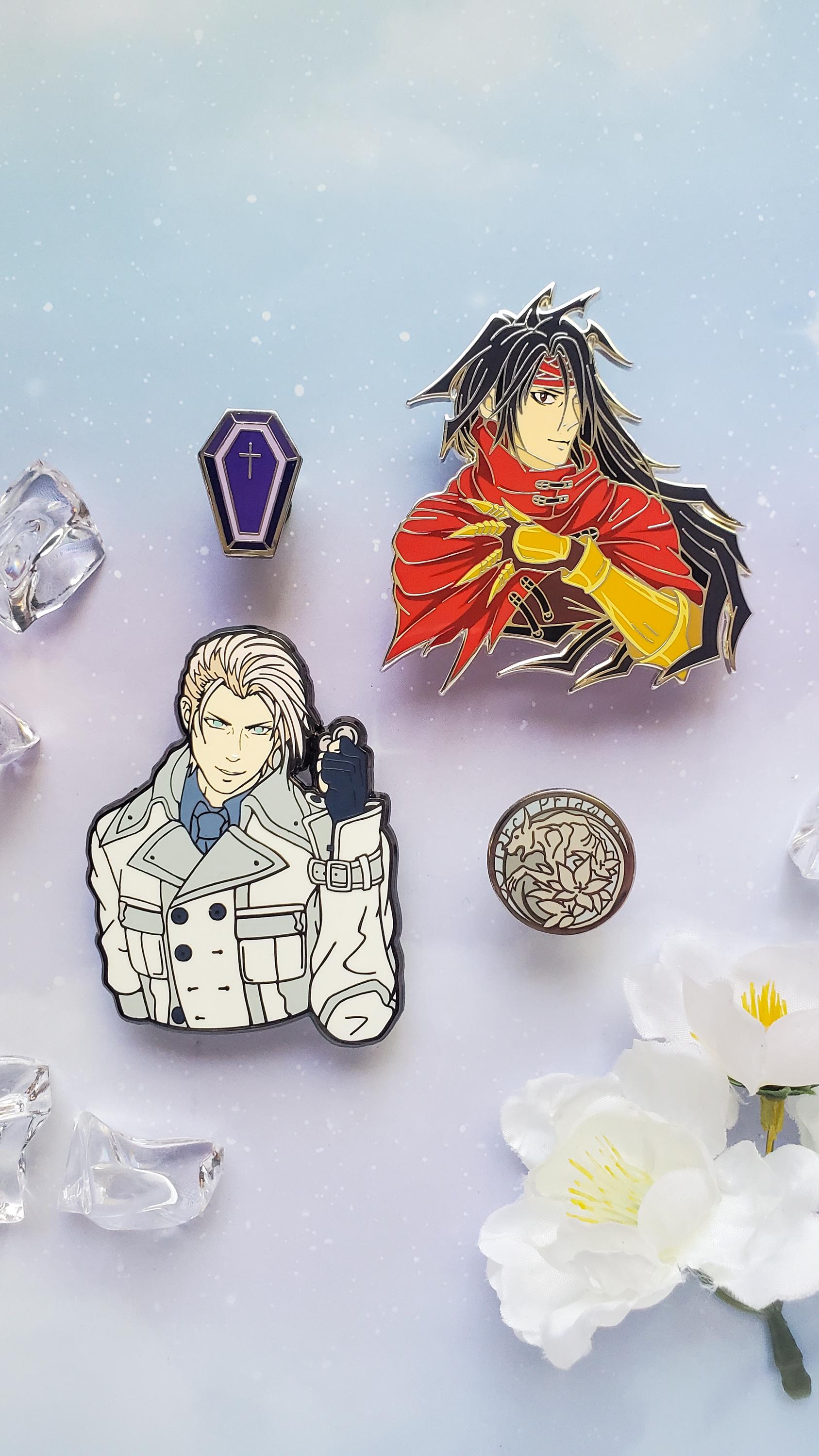 FF8 ピンズ4個セット FF7 ピンズコレクション - ファイナルファンタジー7 ピンズ