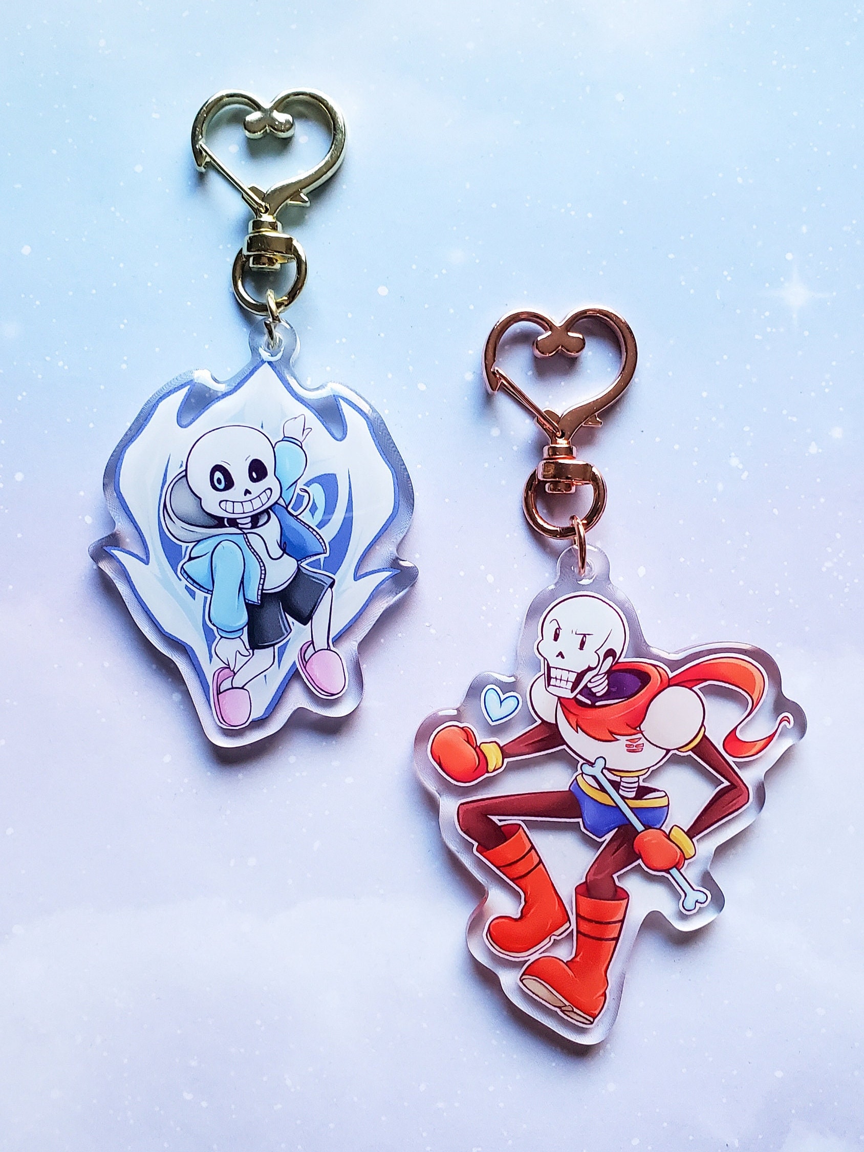 UNDERTALE Charm Keychains Sans Papyrus Metaton Toriel -  Norway