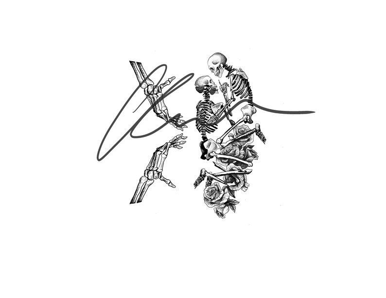 Instant Download the Lovers of Valdaro Tattoo Design Etsy