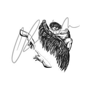 IDAP of Icarus based on Led Zeppelins Swan Song logo  Imgur  Tatuagem  do led zeppelin Tatuagem metallica Tatuagem
