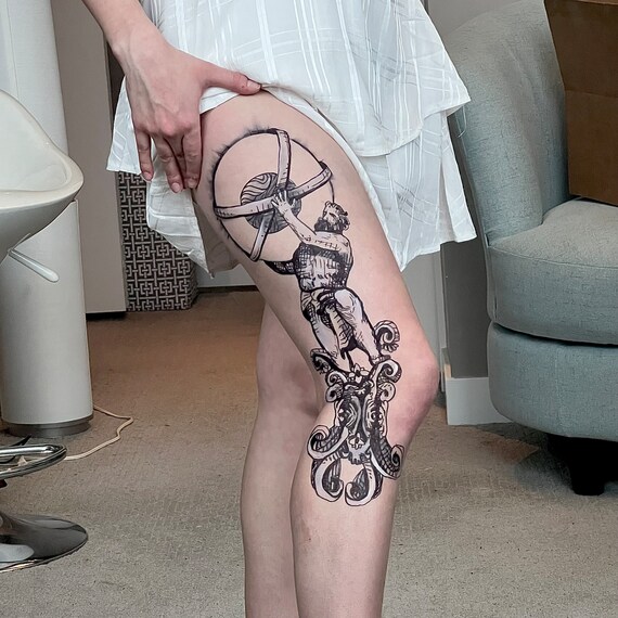 Instant Download Atlas Tattoo Design - Etsy