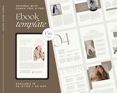 Ebook Template Canva, Editable Course Workbook, Coaching Lead Magnet, Elegant Brochure Brown, Digital Marketing Kit, Instant Download PDF