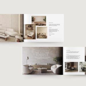 Interior Design Portfolio | Canva Template for Interior Designer ...