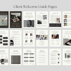 Canva Welcome Guide Ebook Template: Modern Client Onboarding (Digital Download) image 4