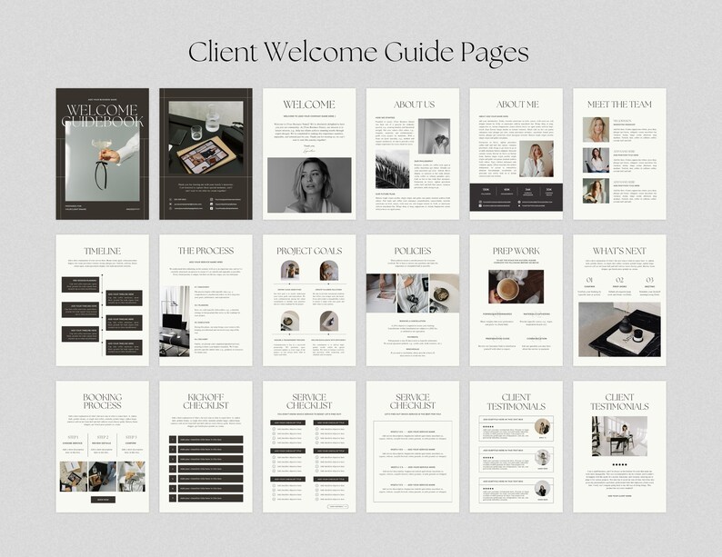 Canva Welcome Guide Ebook Template: Modern Client Onboarding (Digital Download) image 4