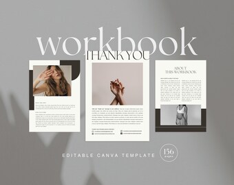 Modern Ebook Template Canva Coaching | Course Creator Workbook | Editable Lead Magnet Design | Instant Download PDF | Opt-In Freebies Design