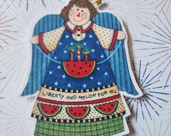 Patriotic Angel Magnet (1 piece)