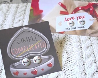 Love Stud Earrings: (1 set)