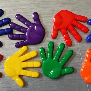 High Five Magnet Set: Colorful Celebration Magnets