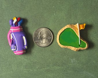 Golf Bag Magnets (1 piece and 4 - piece sets)