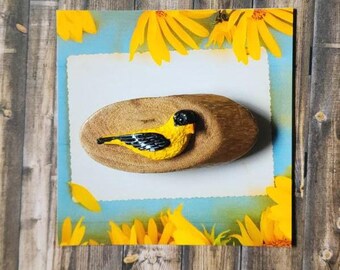 Yellow Bird Magnet (1 magnet)