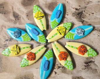 Imanes para tablas de surf: Set de surf para amantes de la playa (4 piezas)