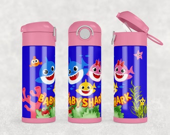 Shark Family Kids Water Bottle, Kids Sippy Cup, Toddler Water