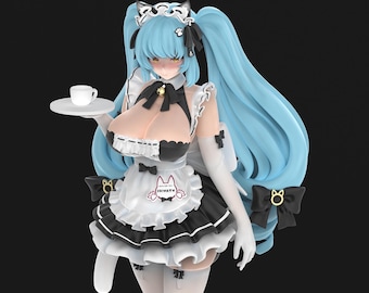 NIKKE,【Privaty】, 1:7, Fan Art Unpainted Garage Kit, Figurines , Statue
