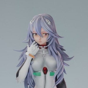 EVA【Ayanami Rei】Long hair, 1:7, 23cm, Unpainted Garage Kit, Figure