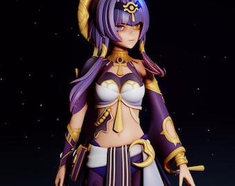 Genshin Impact,【Candace】, 1：7, Fan Art Unpainted Garage Kit, Figurines