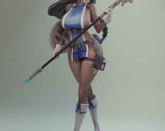 NIKKE,【Maiden, Ice Rose】, 1:7, Fan Art Unpainted Garage Kit, Figurines , Statue