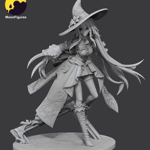 Honkai Star Rail,【The Herta】, standing, 1：7, Fan Art Unpainted Garage Kit, Figurines