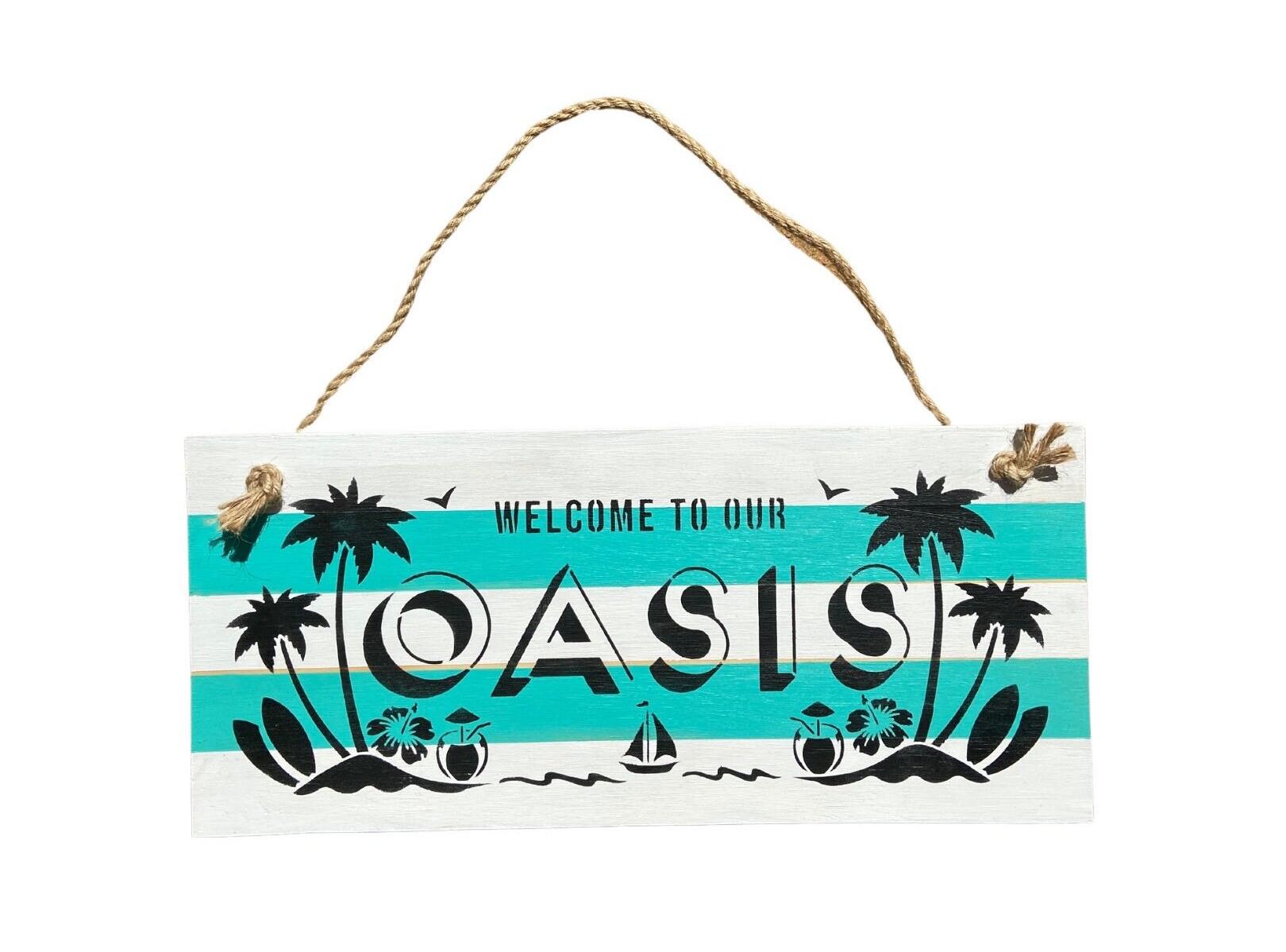 thumbnail image 2 of Paradise Cove Tin Sign – 9.5x5.5 – Nautical Beach Tropical Decor For Home Or Wall 2 of 3