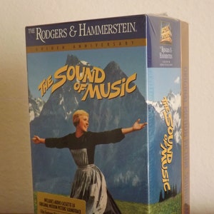 Vintage the Sound of Music VHS Golden Anniversary Set With