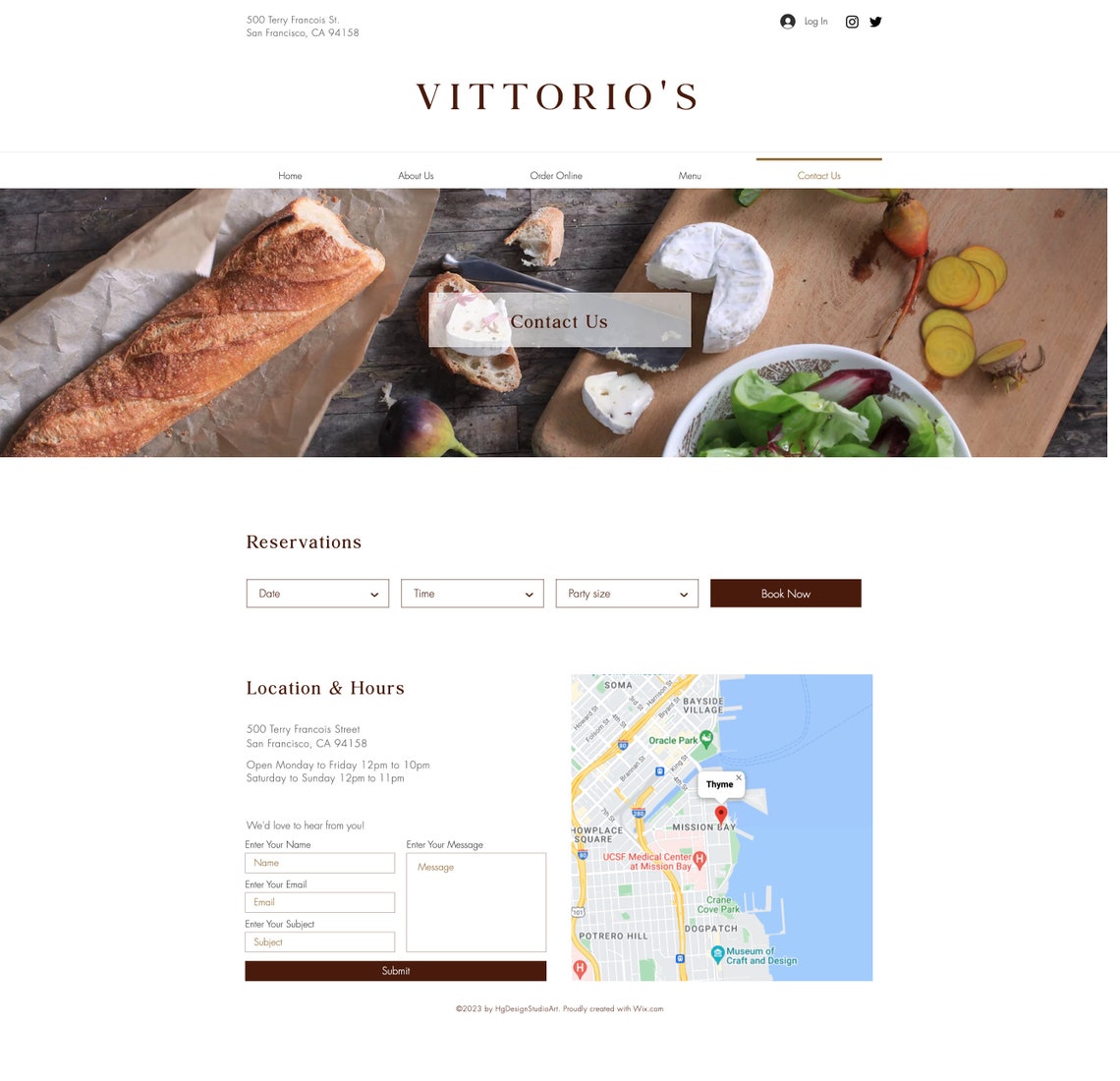Restaurant Fine Dining Bar WIX Theme Restaurant Theme High End