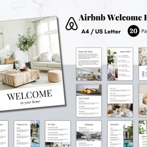 Airbnb-welkomstboeksjabloon, Airbnb-gastenboek, Airbnb-gids, VRBO-welkomstboek, vakantieverhuur-gastenboek, VRBO-gastenboek