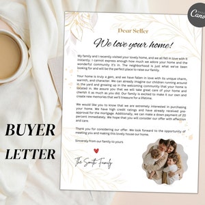 Plantilla de carta de oferta de vivienda, carta del comprador al vendedor, carta de oferta del comprador, carta al vendedor, plantilla de carta de compra de vivienda, carta de bienes raíces