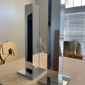 Gold or Silver Mirror Acrylic Floral Riser, Floral Display, Table ...