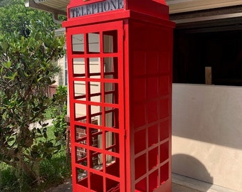 Telephone booth, prop , display, vintage, backdrop prop,   Local Pickup Only