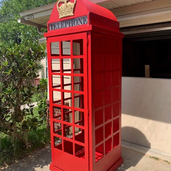 Telephone booth, prop , display, vintage, backdrop prop,   Local Pickup Only