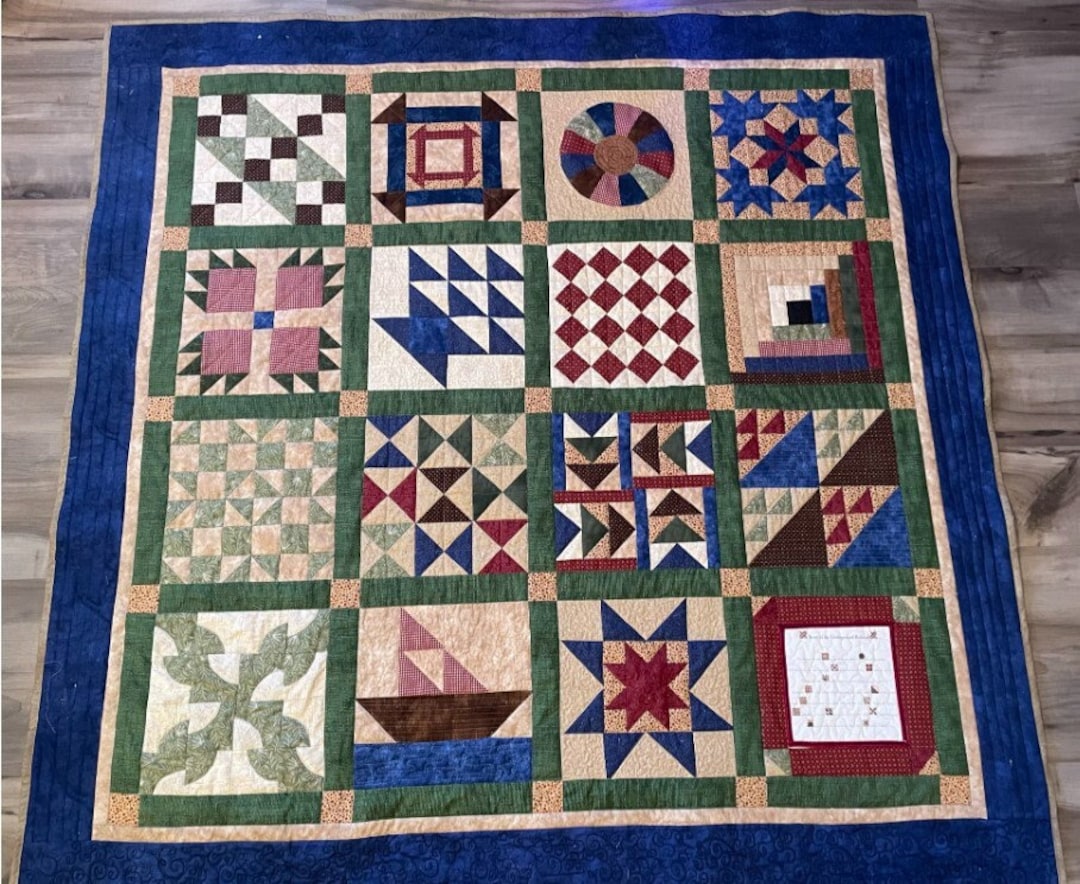 Underground Railroad Sampler Quilt - Custom (displayed as Sample) - Etsy