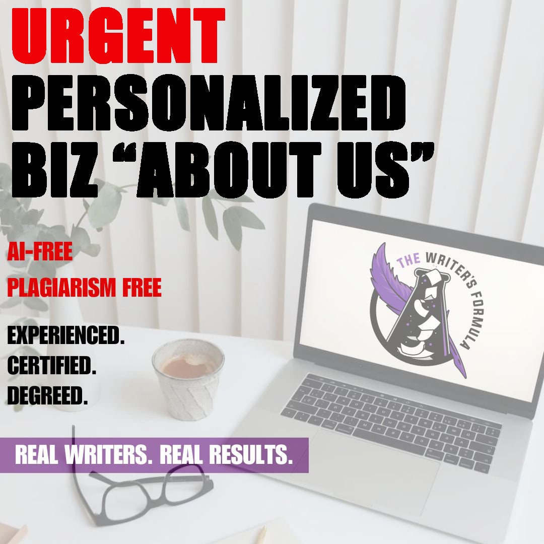 About Us Page Writing | Business Bio Creation | Brand Storytelling ...