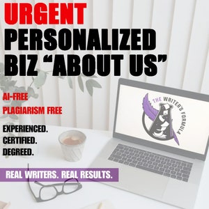 About Us Page Writing | Business Bio Creation | Brand Storytelling | Custom Website Copywriting