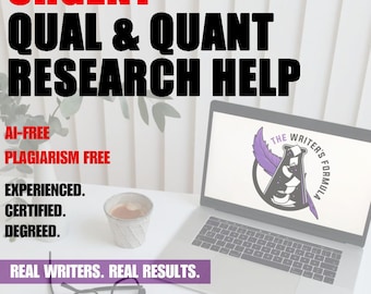 Assistenza professionale per la ricerca / Analisi qualitativa e quantitativa / Supporto per dissertazioni / Revisione della ricerca accademica
