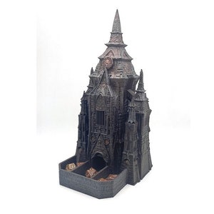 Wicked Dice Tower | Vampiric Cathedral Dice Tower | DnD Dice Tower | DnD Dice Roller |  DnD Gift | Dungeon Master Gift | Fates End