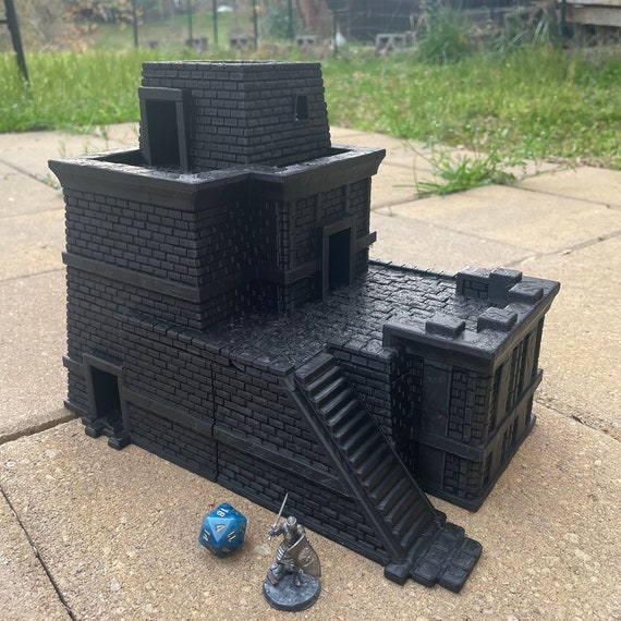 Nhekahara - Desert Temple 3 || Dark Realms | 3D Printed Tabletop Gaming Terrain for Desert-Themed City